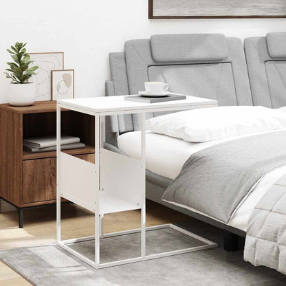 vidaXL Beistelltisch Weiß 55x36x59,5 cm Holzwerkstoff