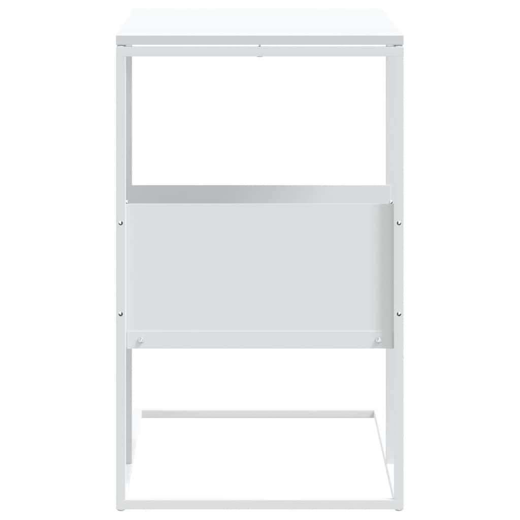 vidaXL Beistelltisch Weiß 55x36x59,5 cm Holzwerkstoff
