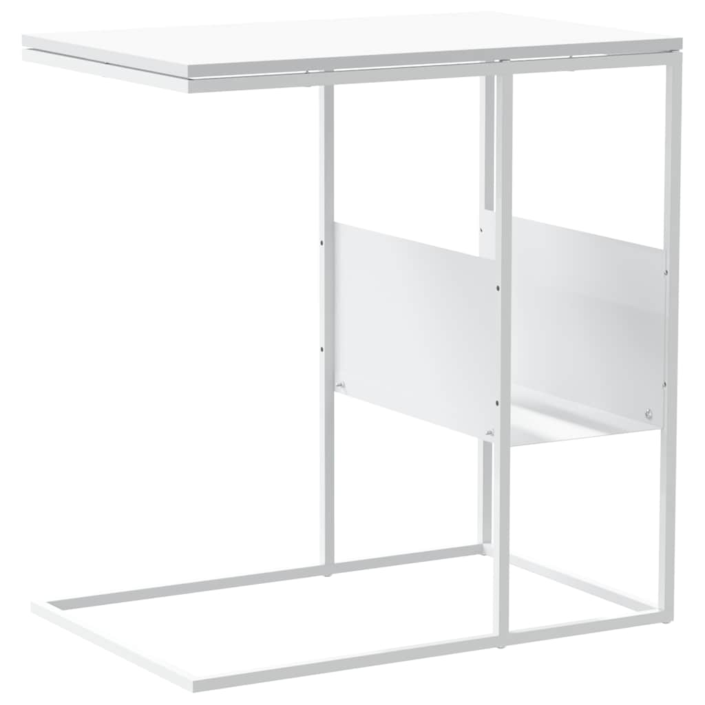 vidaXL Beistelltisch Weiß 55x36x59,5 cm Holzwerkstoff