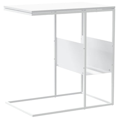 vidaXL Beistelltisch Weiß 55x36x59,5 cm Holzwerkstoff
