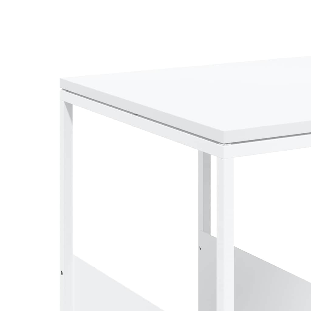 vidaXL Beistelltisch Weiß 55x36x59,5 cm Holzwerkstoff