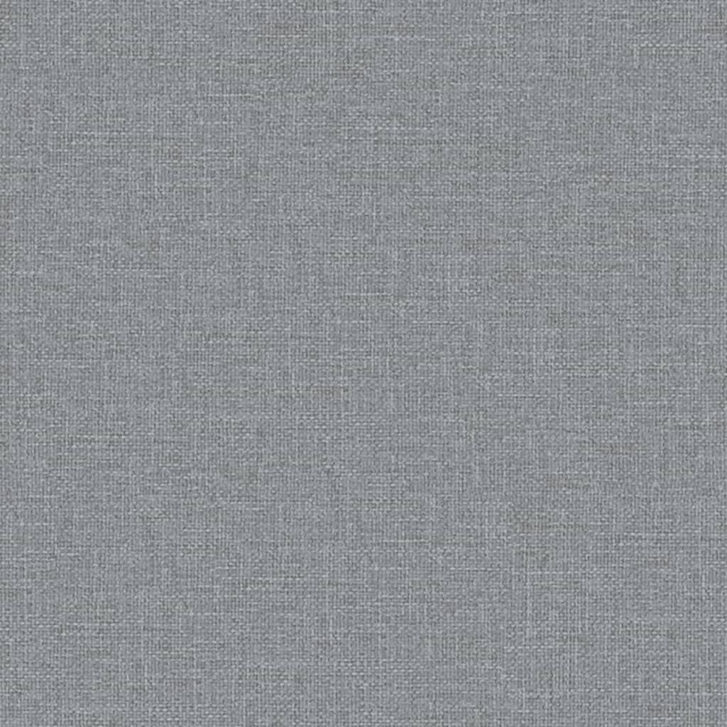 vidaXL Fauteuil inclinable électrique Gris clair Tissu