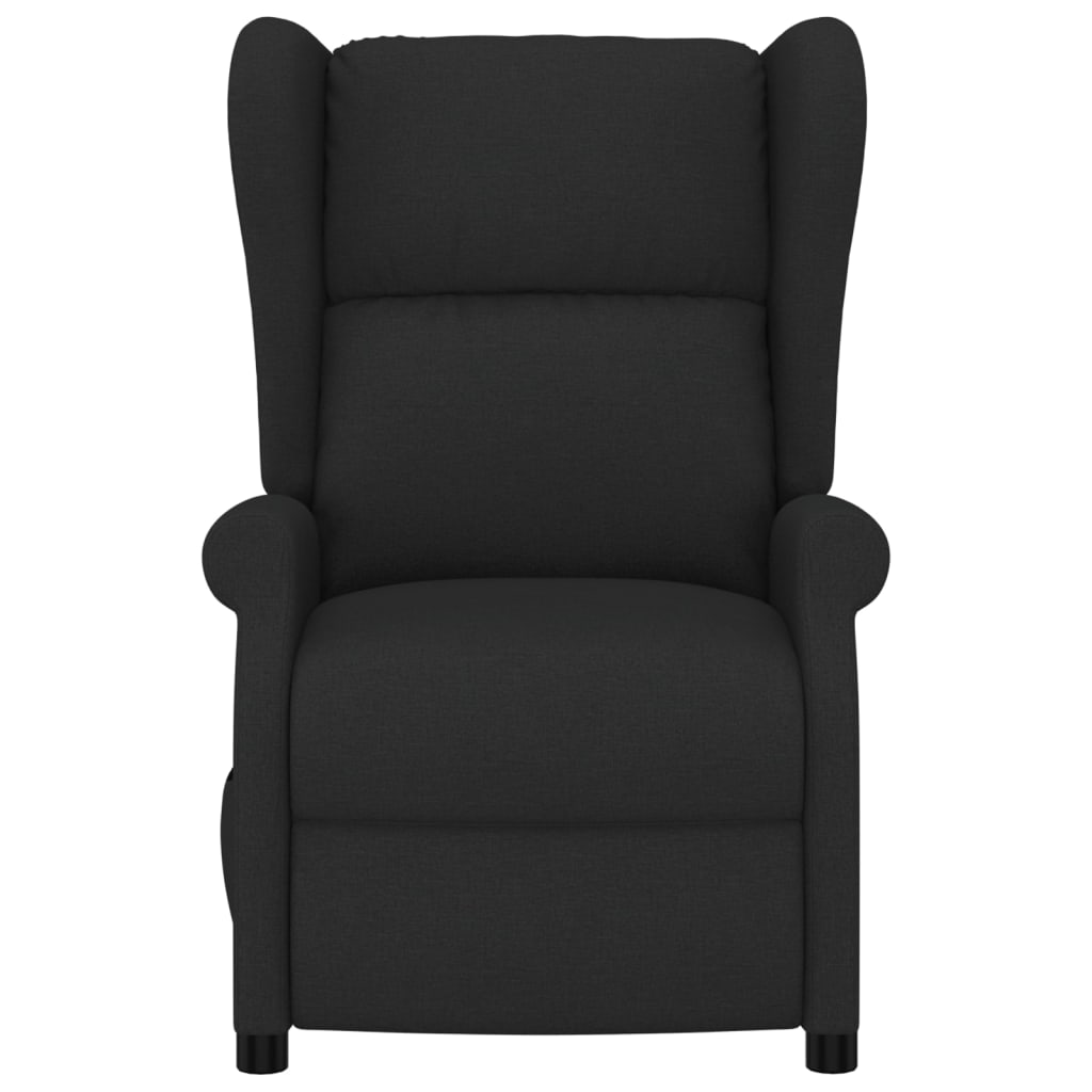 vidaXL Fauteuil inclinable électrique noir en tissu