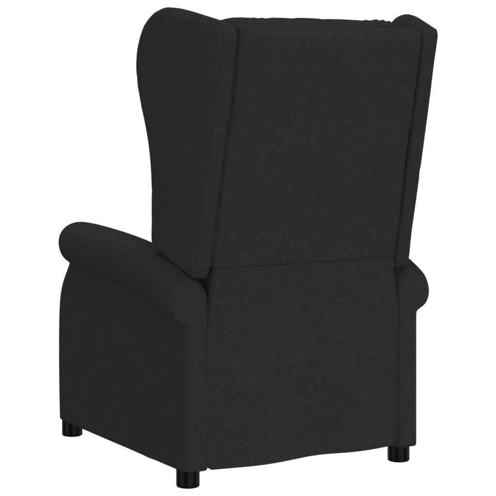 vidaXL Fauteuil inclinable électrique noir en tissu