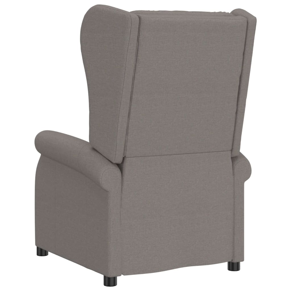 vidaXL Fauteuil releveur électrique en tissu taupe