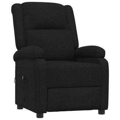 vidaXL Relaxsessel Elektrisch Schwarz Stoff