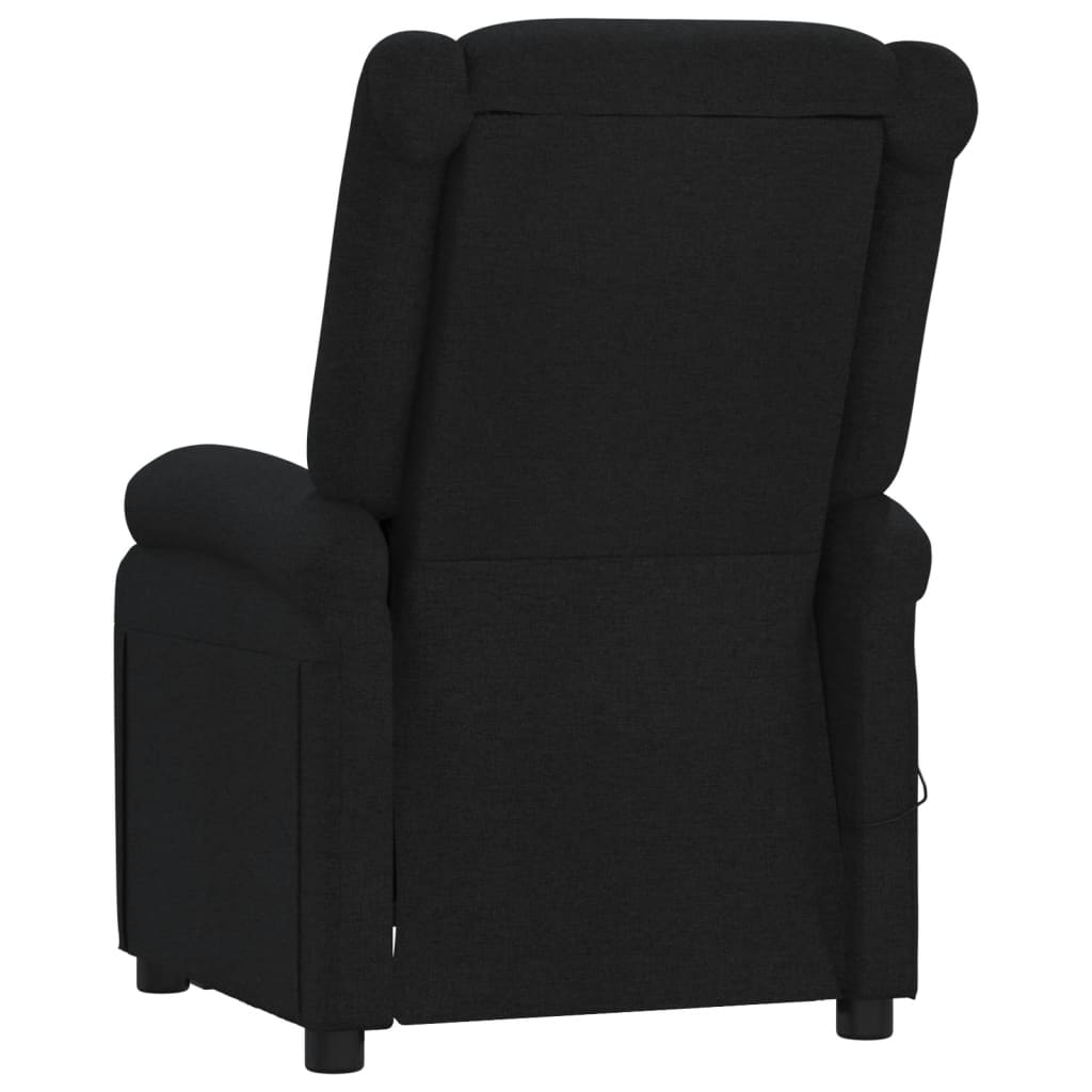 vidaXL Relaxsessel Elektrisch Schwarz Stoff