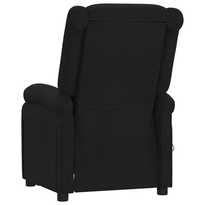 vidaXL Relaxsessel Elektrisch Schwarz Stoff
