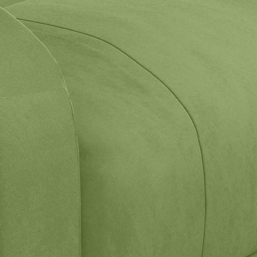 vidaXL Fauteuil relax électrique Velours vert clair