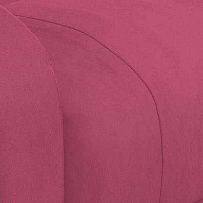 vidaXL Fauteuil relax électrique velours rouge bordeaux