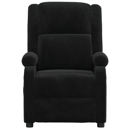 vidaXL Fauteuil relax électrique velours noir