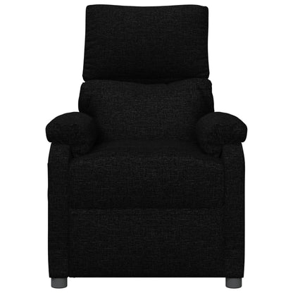 vidaXL Fauteuil relax électrique noir en tissu