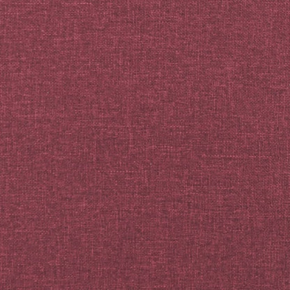 vidaXL Fauteuil relax électrique tissu rouge bordeaux