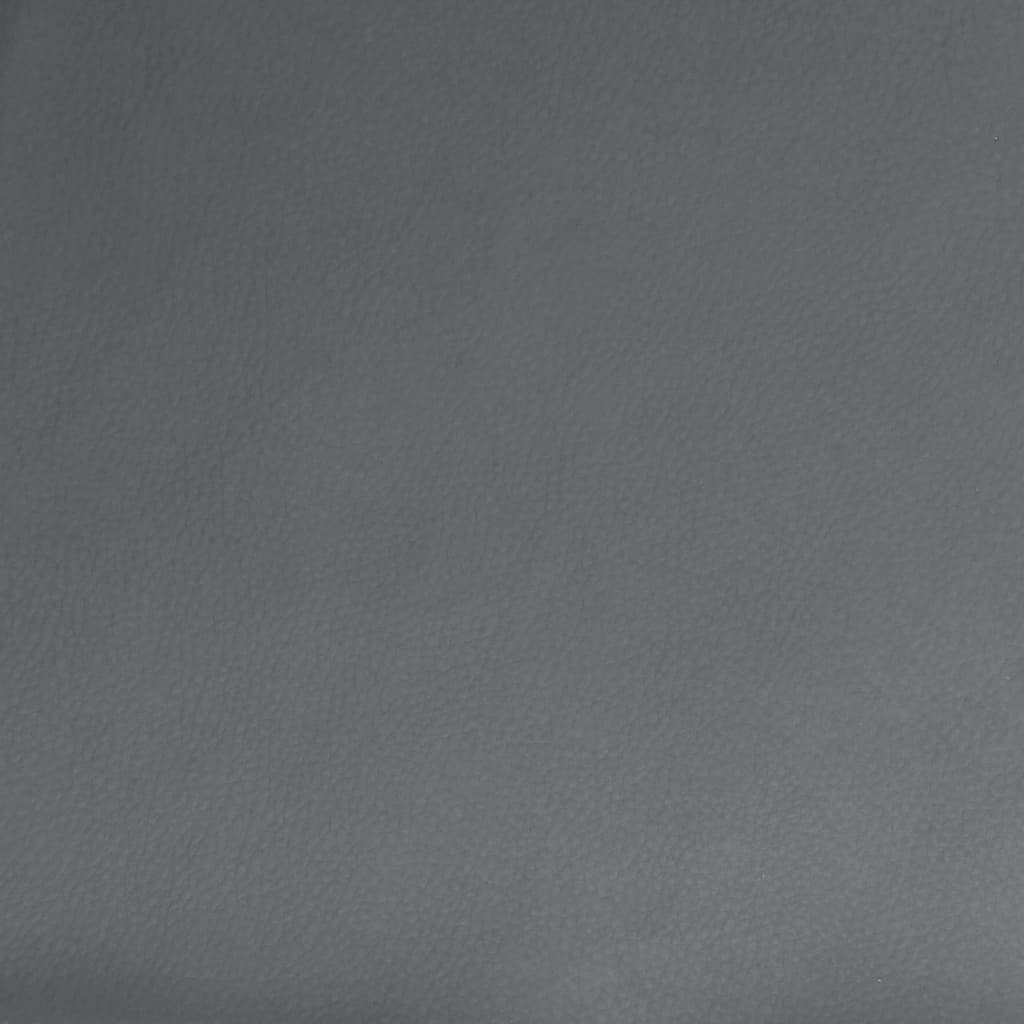 vidaXL Fauteuil relax électrique gris en similicuir