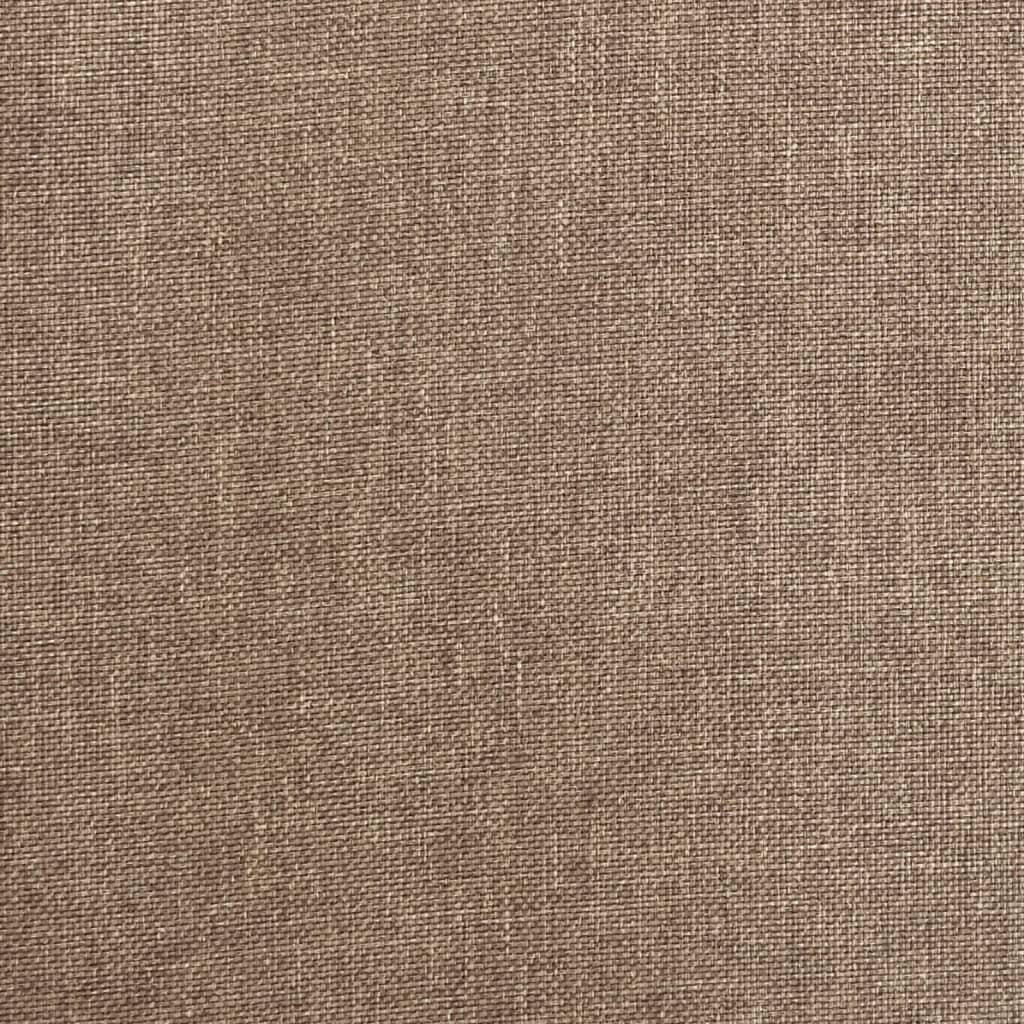 vidaXL Relaxsessel Elektrisch Taupe Stoff