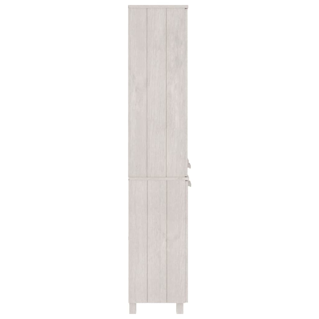 vidaXL Buffet haut HAMAR Pin massif Blanc