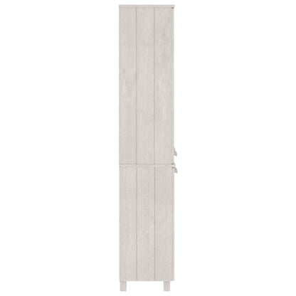 vidaXL Buffet haut HAMAR Pin massif Blanc