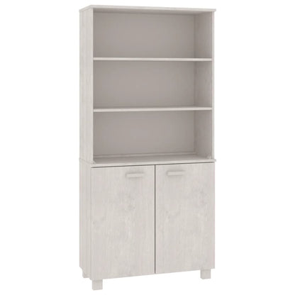 vidaXL Buffet haut HAMAR Pin massif Blanc