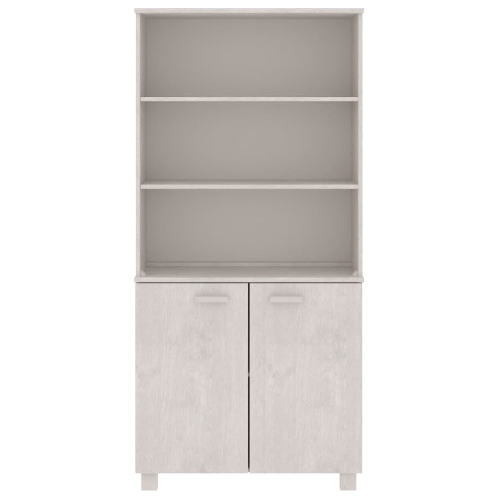vidaXL Buffet haut HAMAR Pin massif Blanc