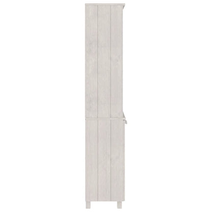 vidaXL Buffet haut HAMAR Pin massif Blanc