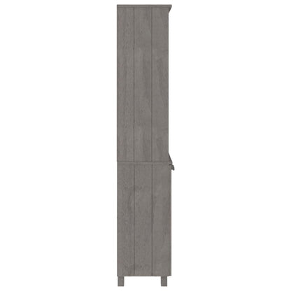 vidaXL Highboard HAMAR Massivholz Kiefer Hellgrau