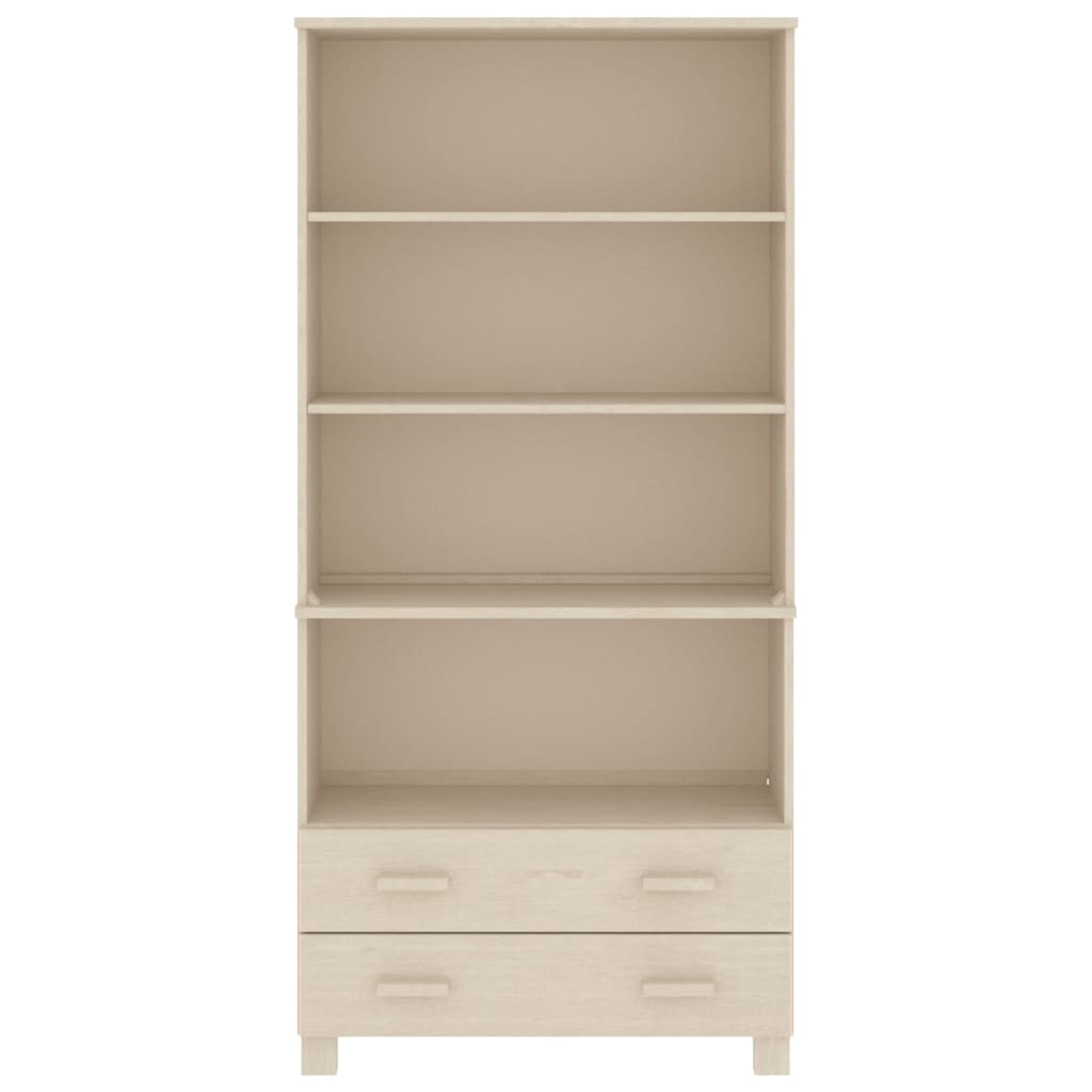 vidaXL Highboard HAMAR Massivholz Kiefer Honigbraun