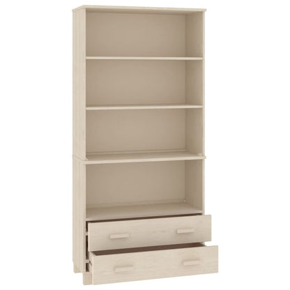 vidaXL Highboard HAMAR Massivholz Kiefer Honigbraun
