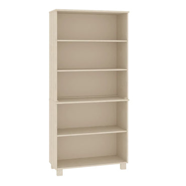 vidaXL Highboard HAMAR Pin massif marron miel