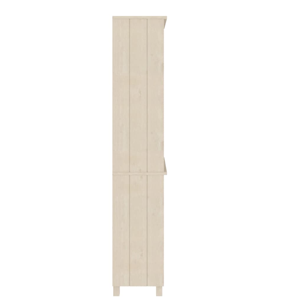 vidaXL Highboard HAMAR Massivholz Kiefer Honigbraun