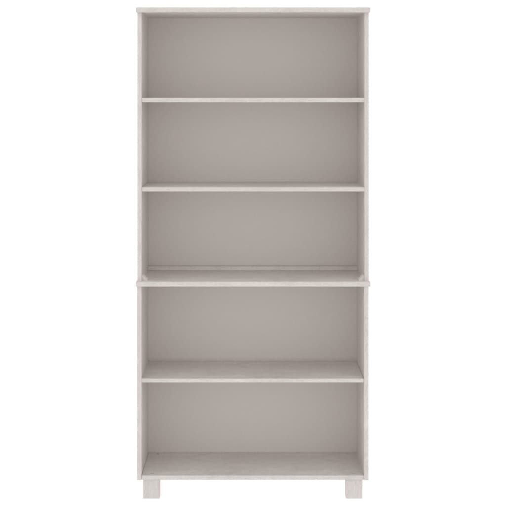vidaXL Highboard HAMAR Massivholz Kiefer Weiß