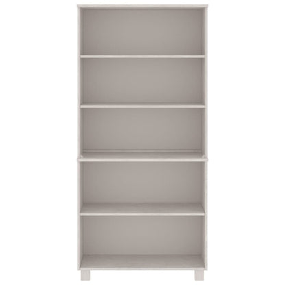 vidaXL Highboard HAMAR Massivholz Kiefer Weiß