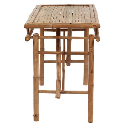 vidaXL Gartentisch Klappbar 115x50x75 cm Bambus