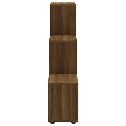 vidaXL Treppenregal Braun Eichen-Optik 107 cm Holzwerkstoff