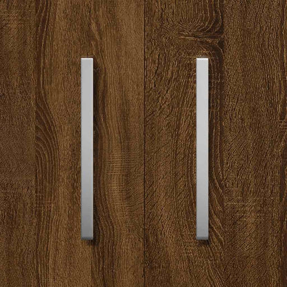 Schuhschrank Braun Eichen-Optik 55x35x108 cm Holzwerkstoff