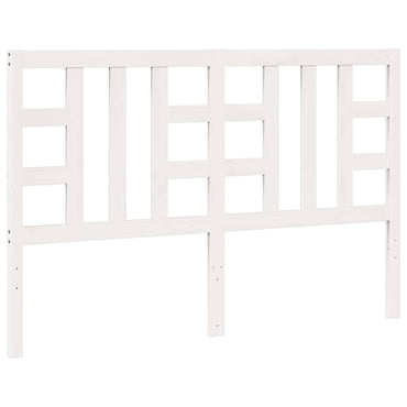 vidaXL Kopfteil Weiß 156x4x100 cm Massivholz Kiefer