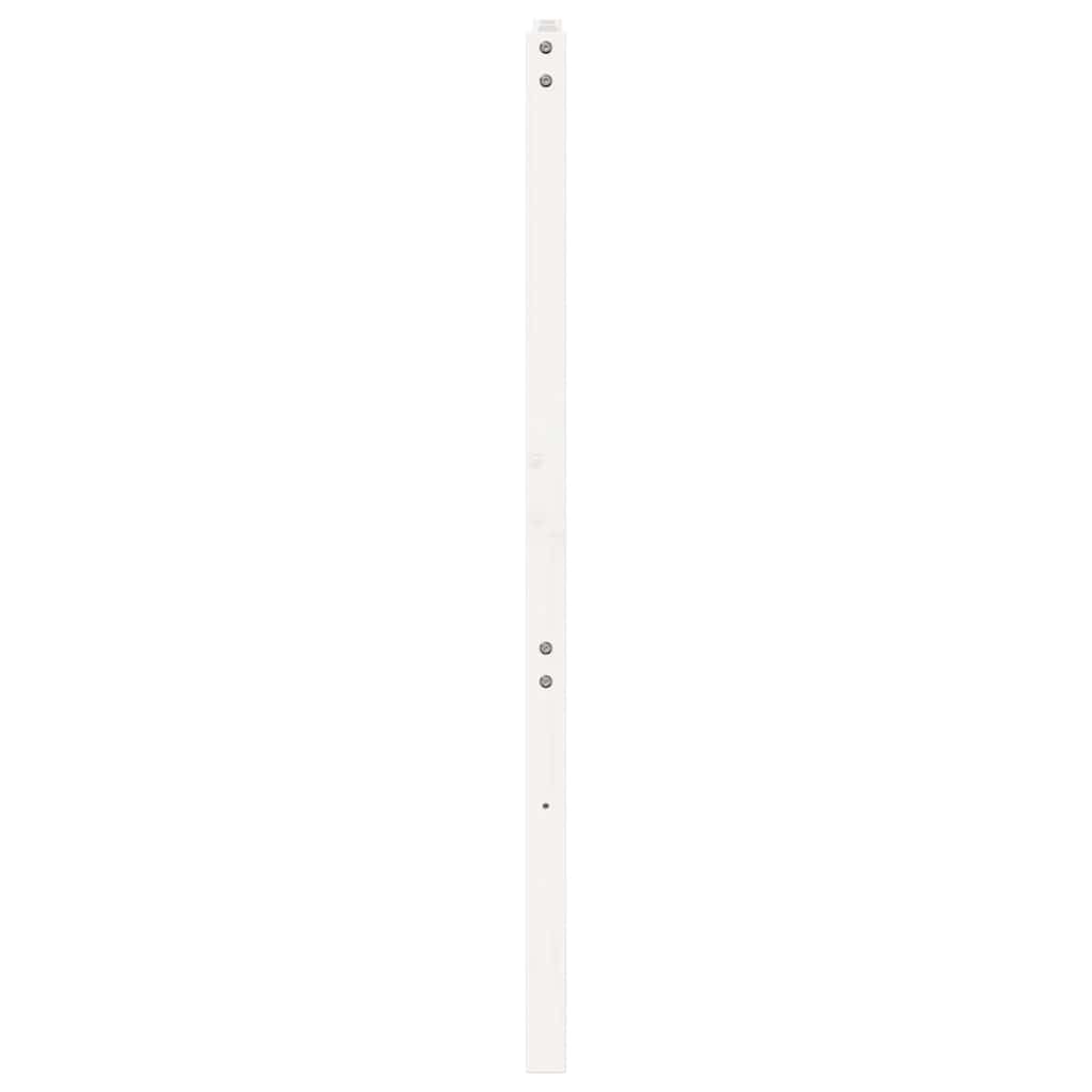 vidaXL Kopfteil Weiß 156x4x100 cm Massivholz Kiefer