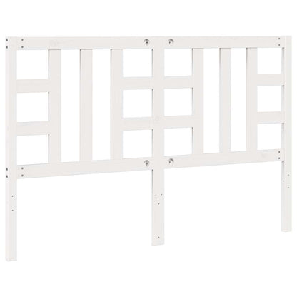 vidaXL Kopfteil Weiß 156x4x100 cm Massivholz Kiefer