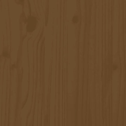 vidaXL Tête de lit Marron Miel 156x4x100 cm Bois de pin massif