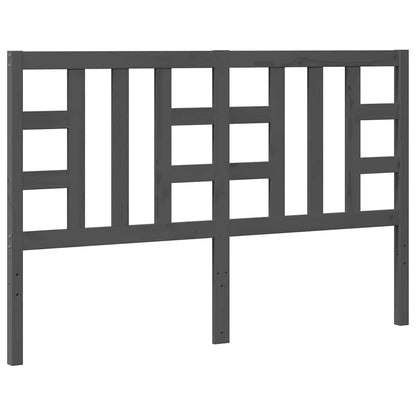 Kopfteil Grau 166x4x100 cm Massivholz Kiefer