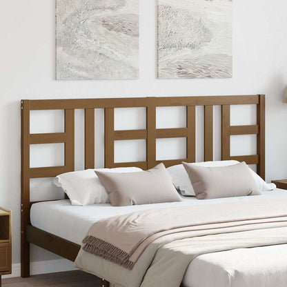 vidaXL Kopfteil Honigbraun 166x4x100 cm Massivholz Kiefer