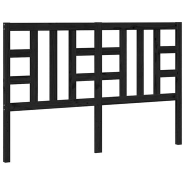 vidaXL Kopfteil Schwarz 166x4x100 cm Massivholz Kiefer