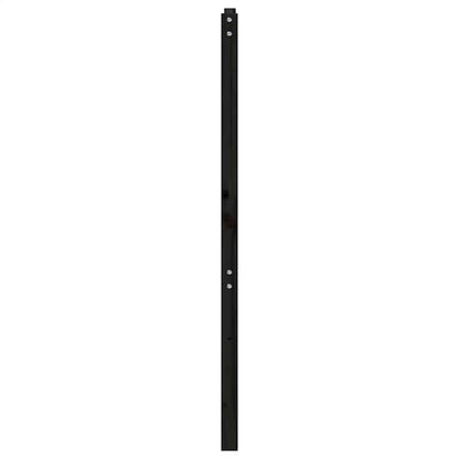 vidaXL Tête de lit Noir 166x4x100 cm Bois de pin massif