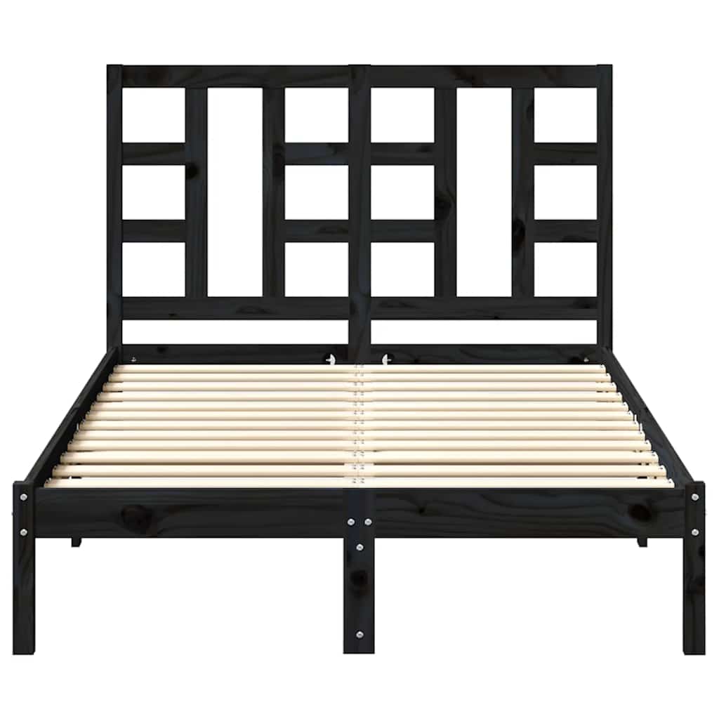 vidaXL Kopfteil Grau 206x4x100 cm Massivholz Kiefer