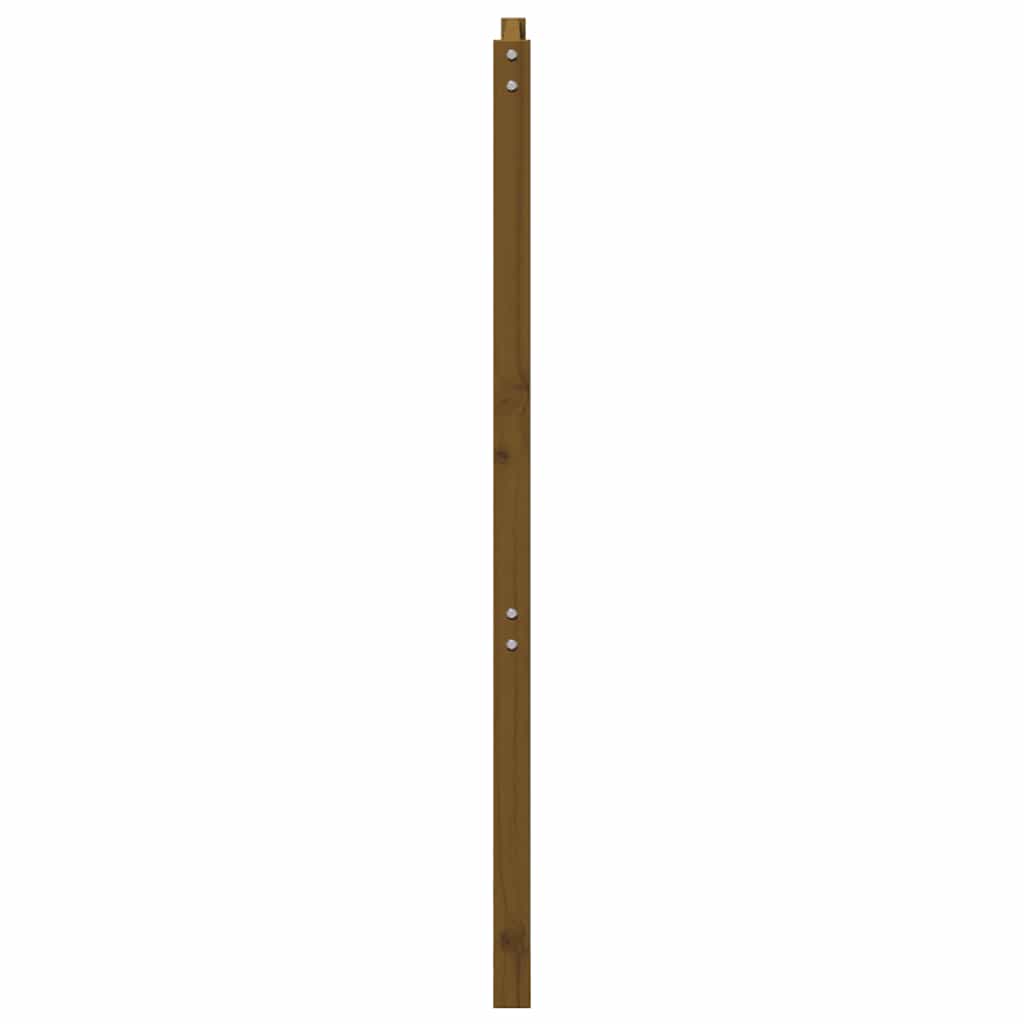 vidaXL Kopfteil Honigbraun 206x4x100 cm Massivholz Kiefer