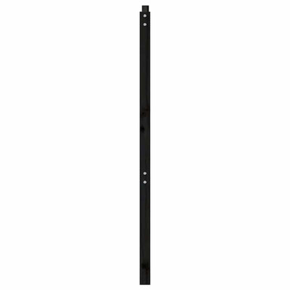 vidaXL Kopfteil Schwarz 206x4x100 cm Massivholz Kiefer