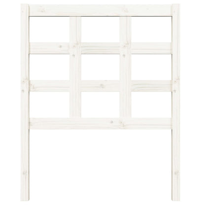vidaXL Kopfteil Weiß 80,5x4x100 cm Massivholz Kiefer