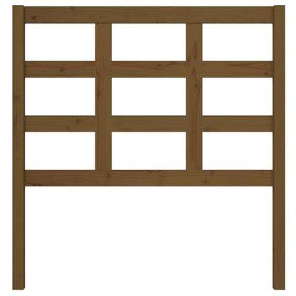 vidaXL Tête de lit marron miel 95,5x4x100 cm Bois de pin massif