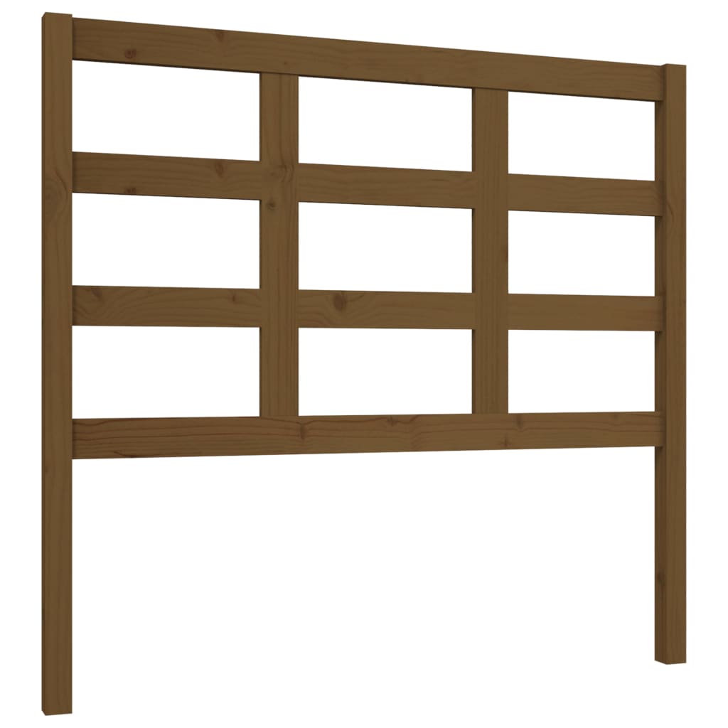vidaXL Bett-Kopfteil Honigbraun 105,5x4x100 cm Massivholz Kiefer