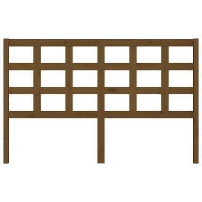 vidaXL Tête de lit Marron Miel 156x4x100 cm Bois de pin massif