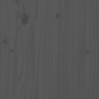 vidaXL Tête de lit Gris 80,5x4x100 cm Bois de pin massif
